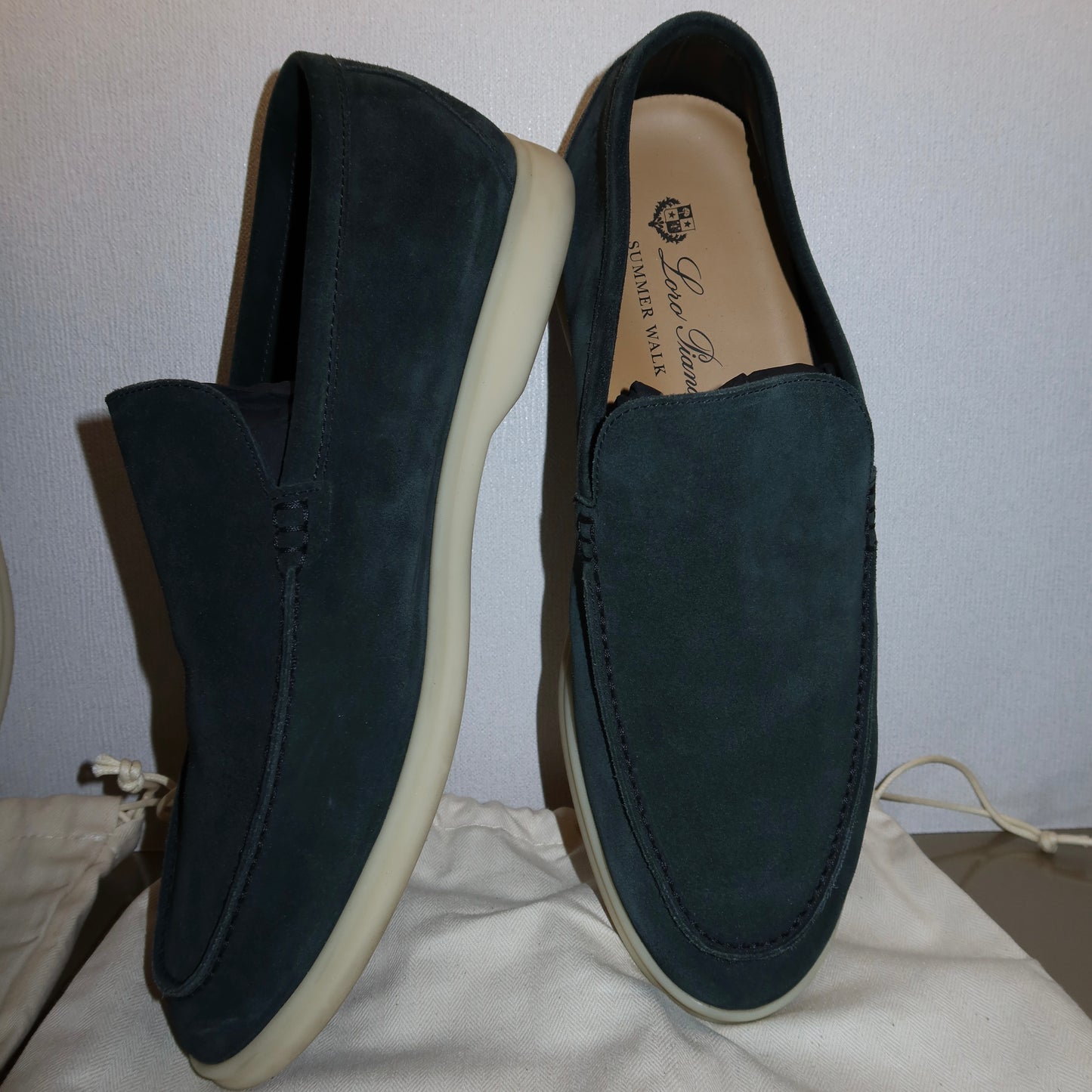 loro piana summer walk flats