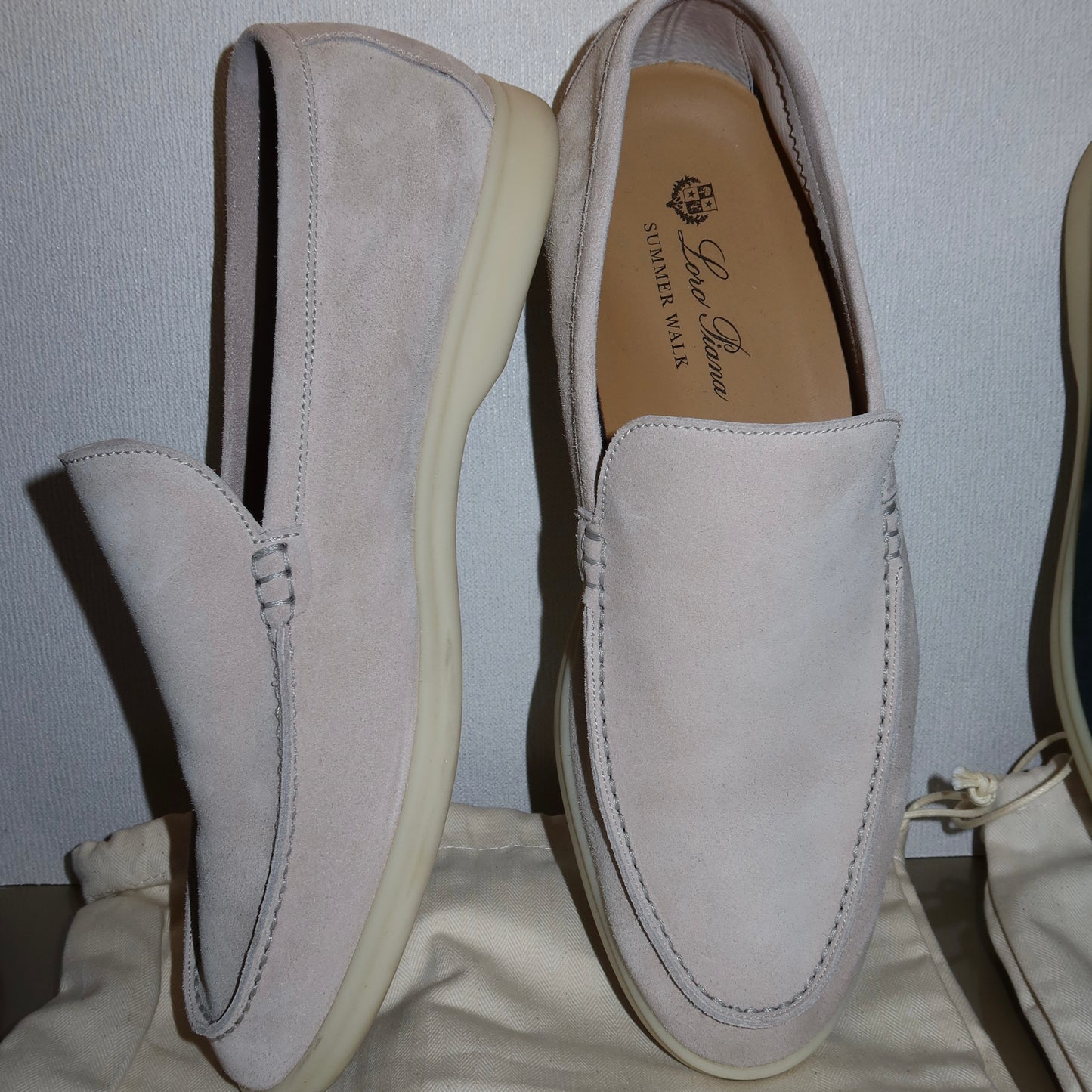 loro piana summer walk flats