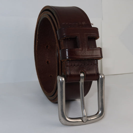 hackett london casual leather belt