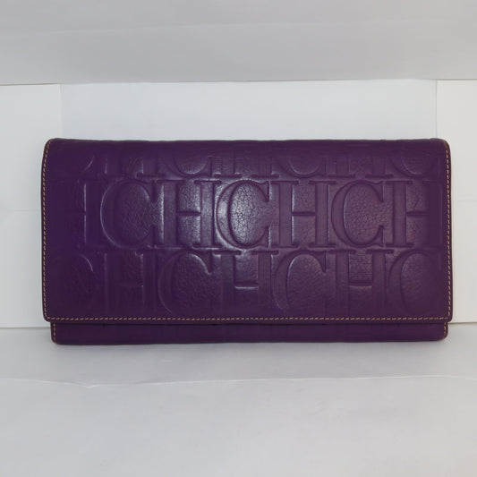 Carolina Herrera Leather Clutch