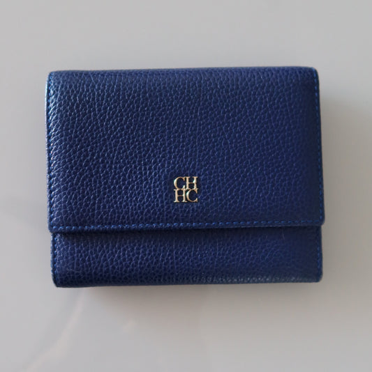 carolina herrera leather wallet
