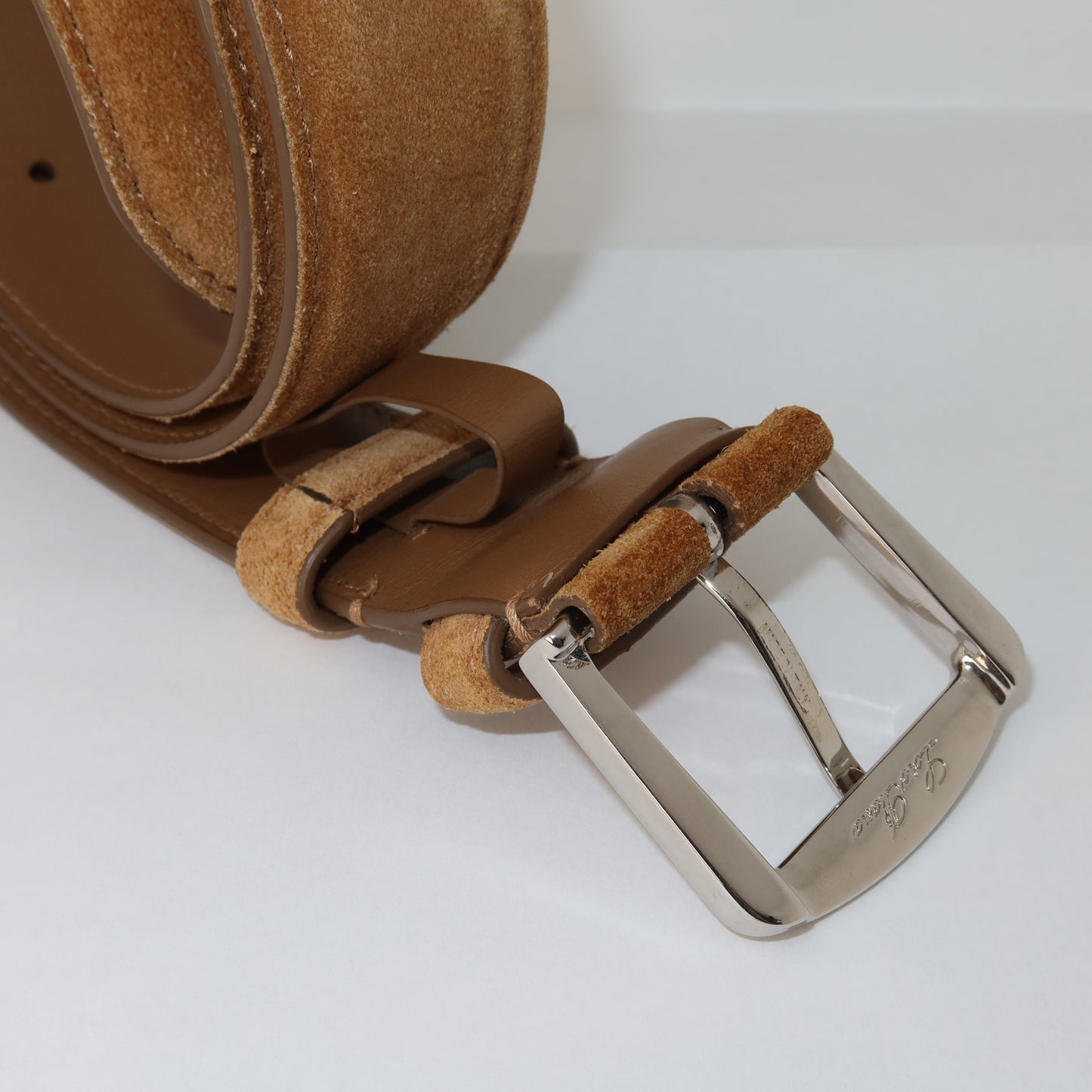 Loro Piana suede belt