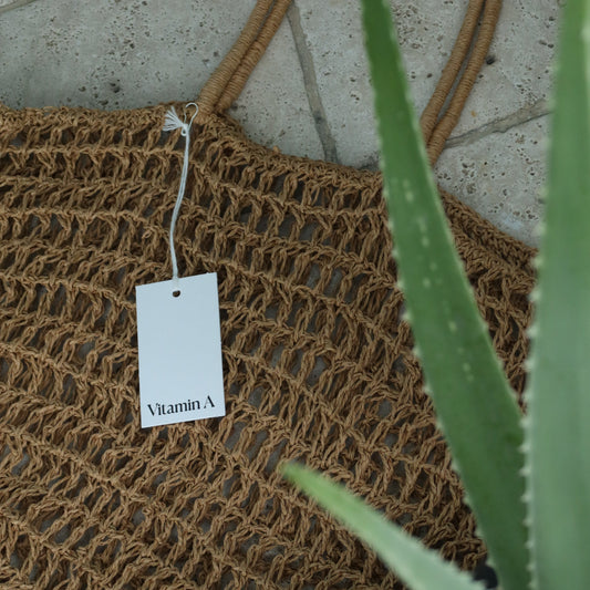 Vitamin A Raffia Bag
