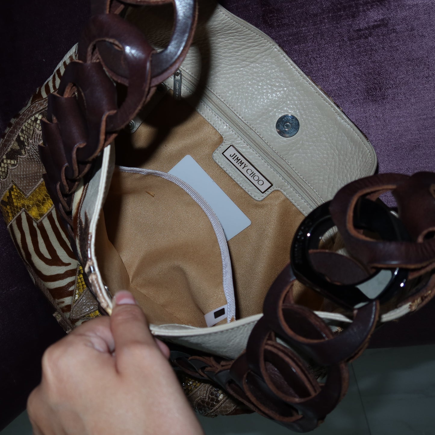 Jimmy Choo Patchwork Bag